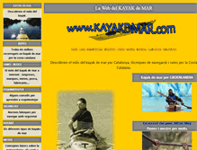 Tablet Screenshot of kayakdmar.com